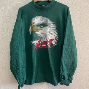 Vintage Army Eagle Military Soffe's Choice 80s Long Sleeve Shirt Men's XL VTG